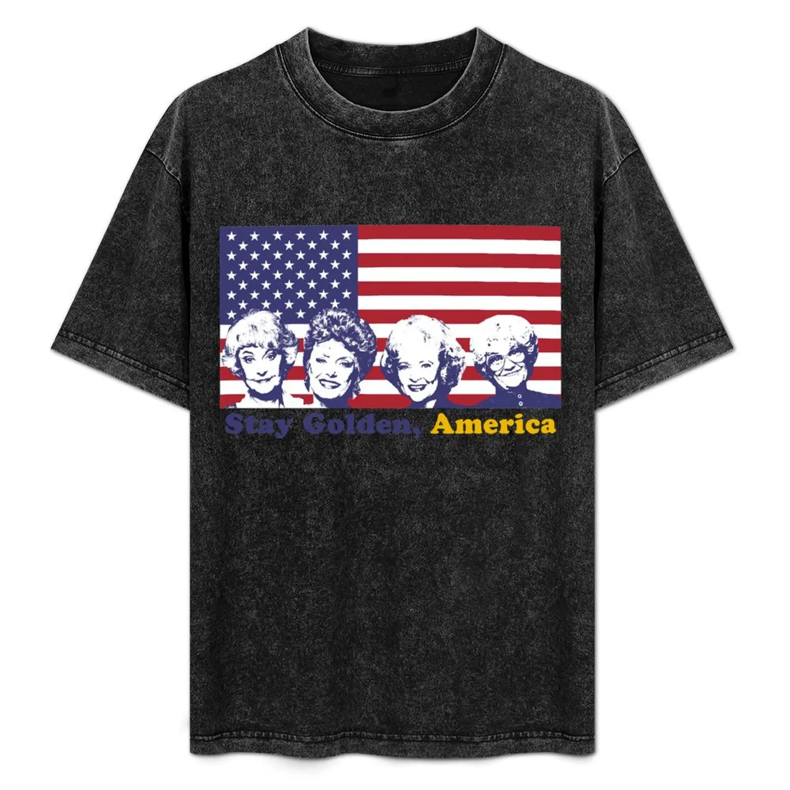 

Great Model golden girl Stay Golden Christmas T-Shirt Fashion Simple Casual Tee Shirt