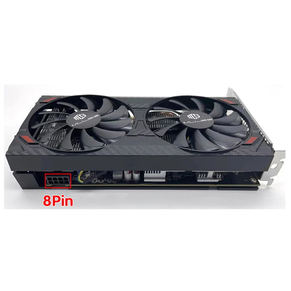 Karta graficzna MLLSE RX 5500xt 8gb Placa De Video Gaming 7NM 128bit GDDR6 8Pin PCI Express 4.0 x 8 1717MHz DP*3 Desktop Brazil