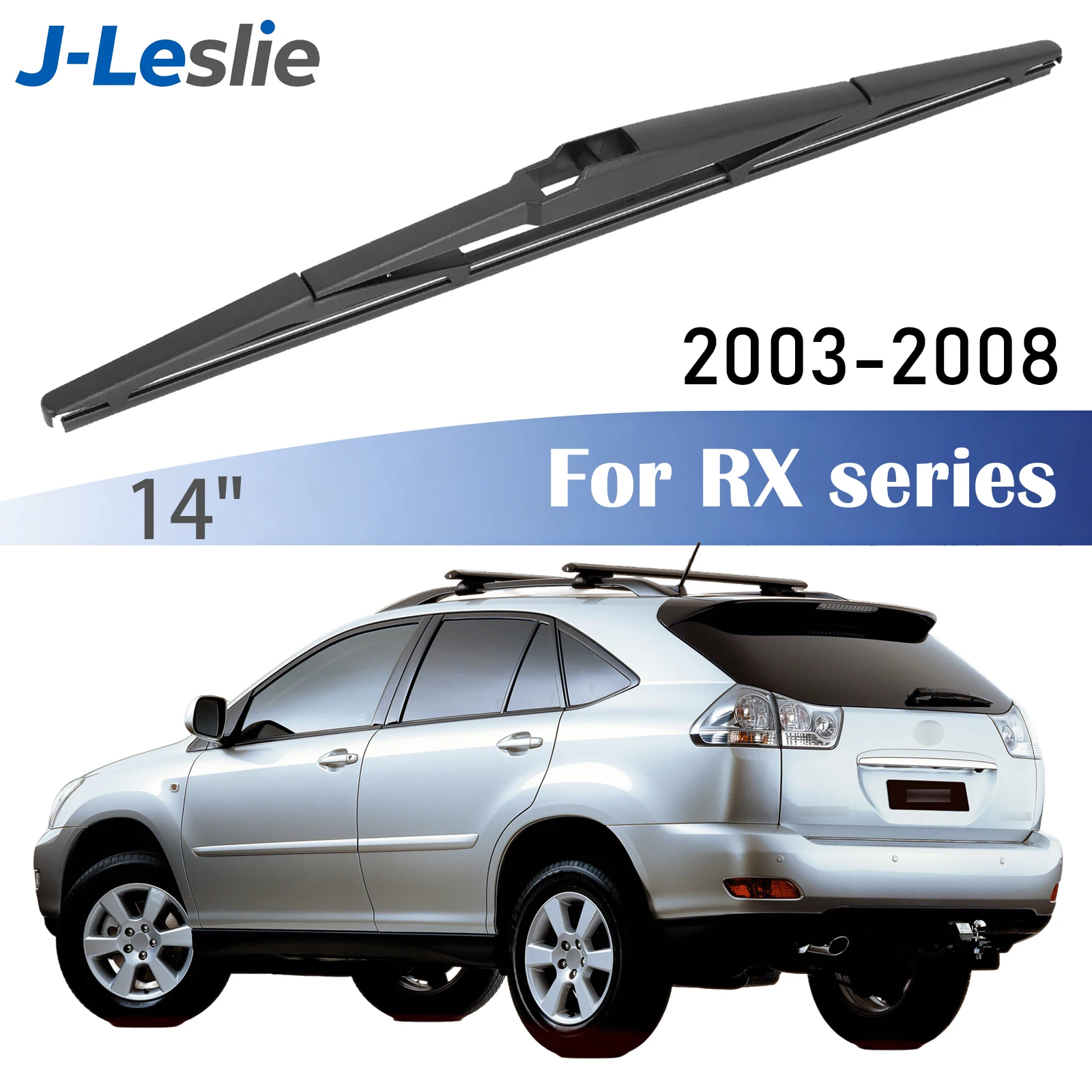 14-Zoll-Heckwischerblatt für Lexus RX300 RX330 RX350 RX400h 2003–2008, Windschutzscheibenwischer, Fensterreiniger, Regenbürsten scheibenwischer Hinten Heckwischerarm