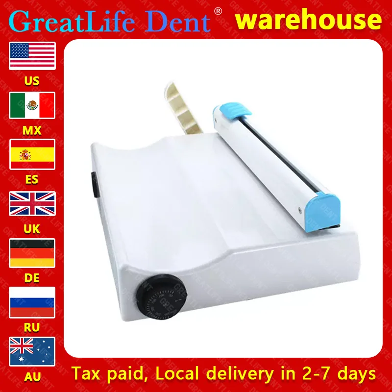 GCC MX EU SA AE AU Stock Disinfection Sterilization Roll Bag Packaging Sealer Automatic Sealing Machine Dental Sealing Machine