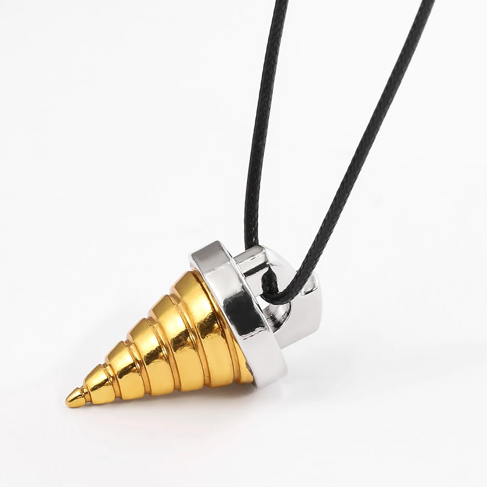 Fashion Anime Conical Spiral Pendant Cartoon Charm Necklace Cosplay Accessories Gifts for Men And Women - view 6