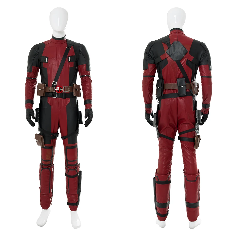 Dead Cosplay Pool Cosplay ragazzi adulti uomini Fantasia abiti maschio supereroe travestimento guanti Costume Halloween Roleplay tuta Fantasia