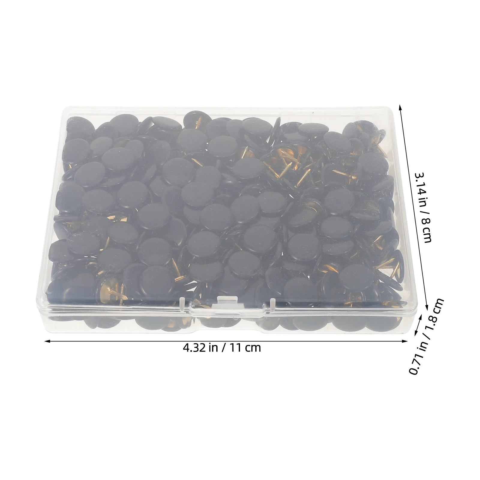 400 puntine da disegno a testa piatta puntine da ufficio rivestite in plastica per bacheca poster puntine da disegno decorative da parete