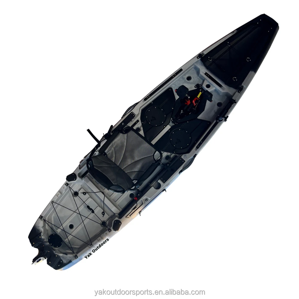 2025 New Sport Single Seat Fishing Pedal Ka 3.2m Length HDPE and Plastic Material for Surfing and Ka Fishing