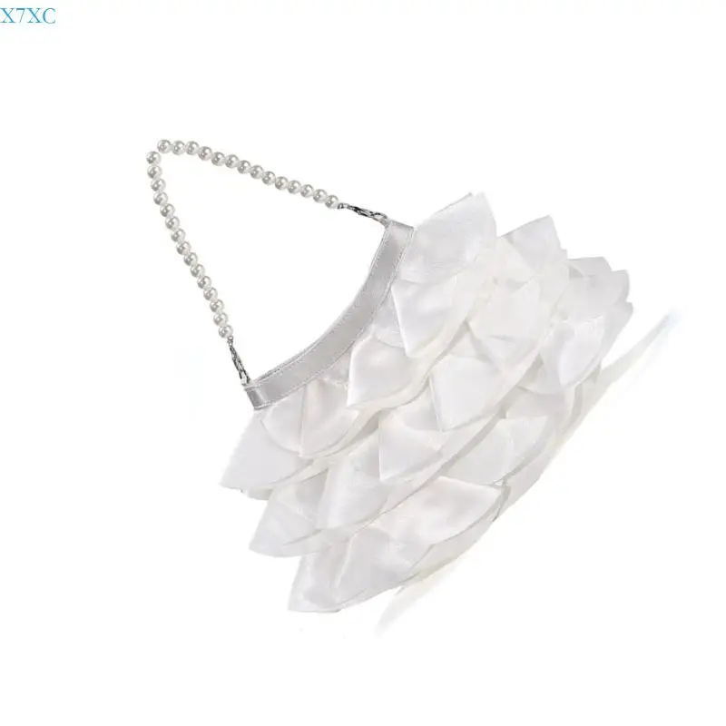 

X7XC Клатчи Кошельки для женщин Модные вечерние сумки Сумки с ремешком из жемчуга