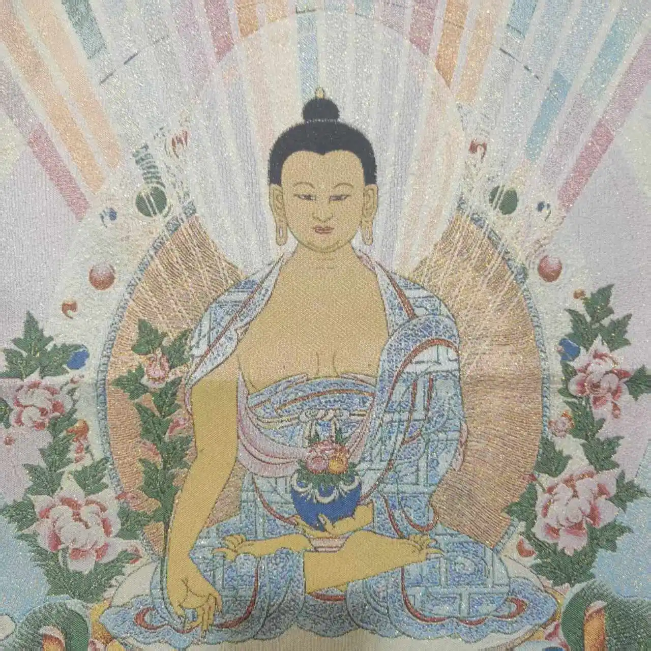 

Танка вышивка Медицинским Будды