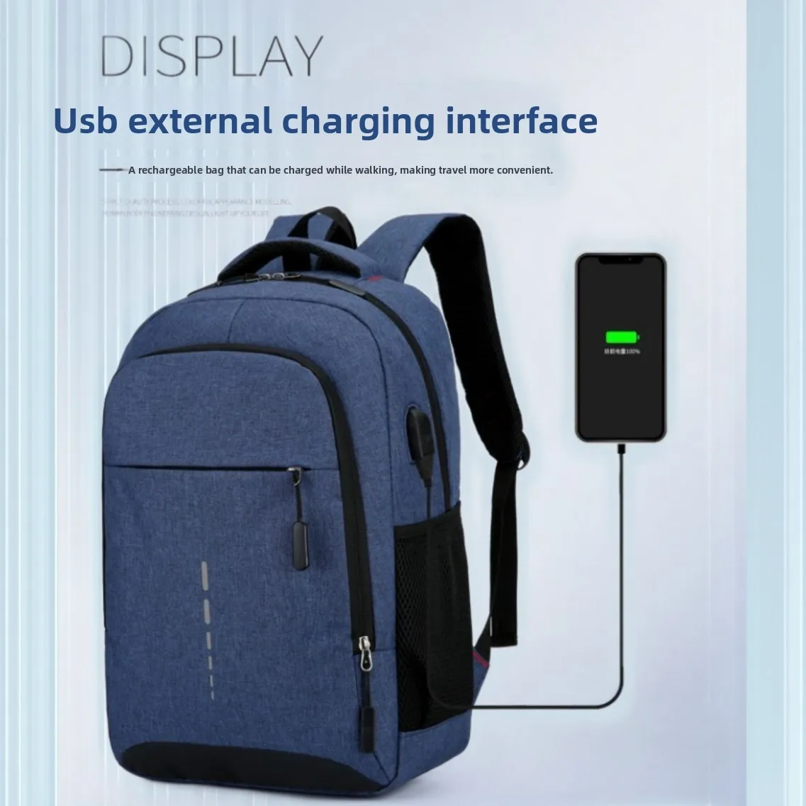 

Europe and United States shoulder bag new large-capacity fashion Joker backpack student leisure simple schoolbag computer bag