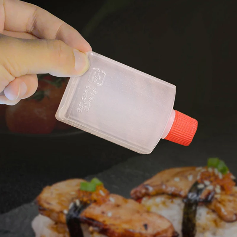 【K】10PCS 15/30M Sauce Bottle Sushi Tool Condiment Mustard Dispenser Sauce Vinegar Oil Ketchup Gravy Cruet Kitchen Gadgets