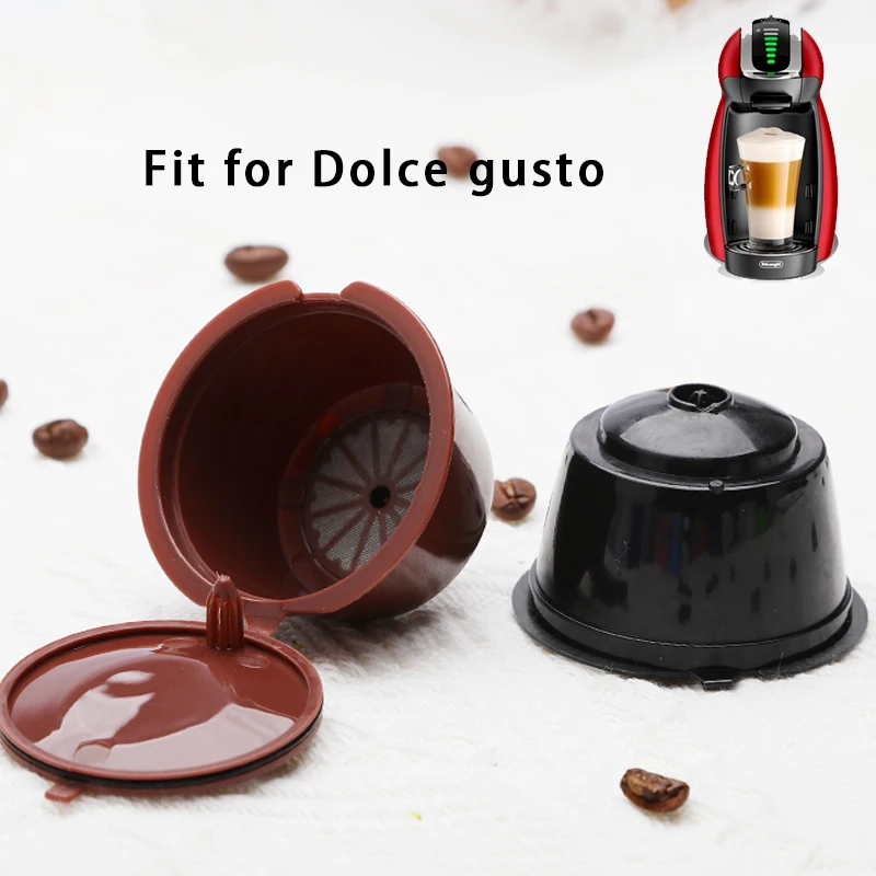 1pcs/pack use 60times Dolce Gusto Coffee Cup Capsule Plastic Capsule Refillable Reusable Compatible with Nescafe Dolce Gusto