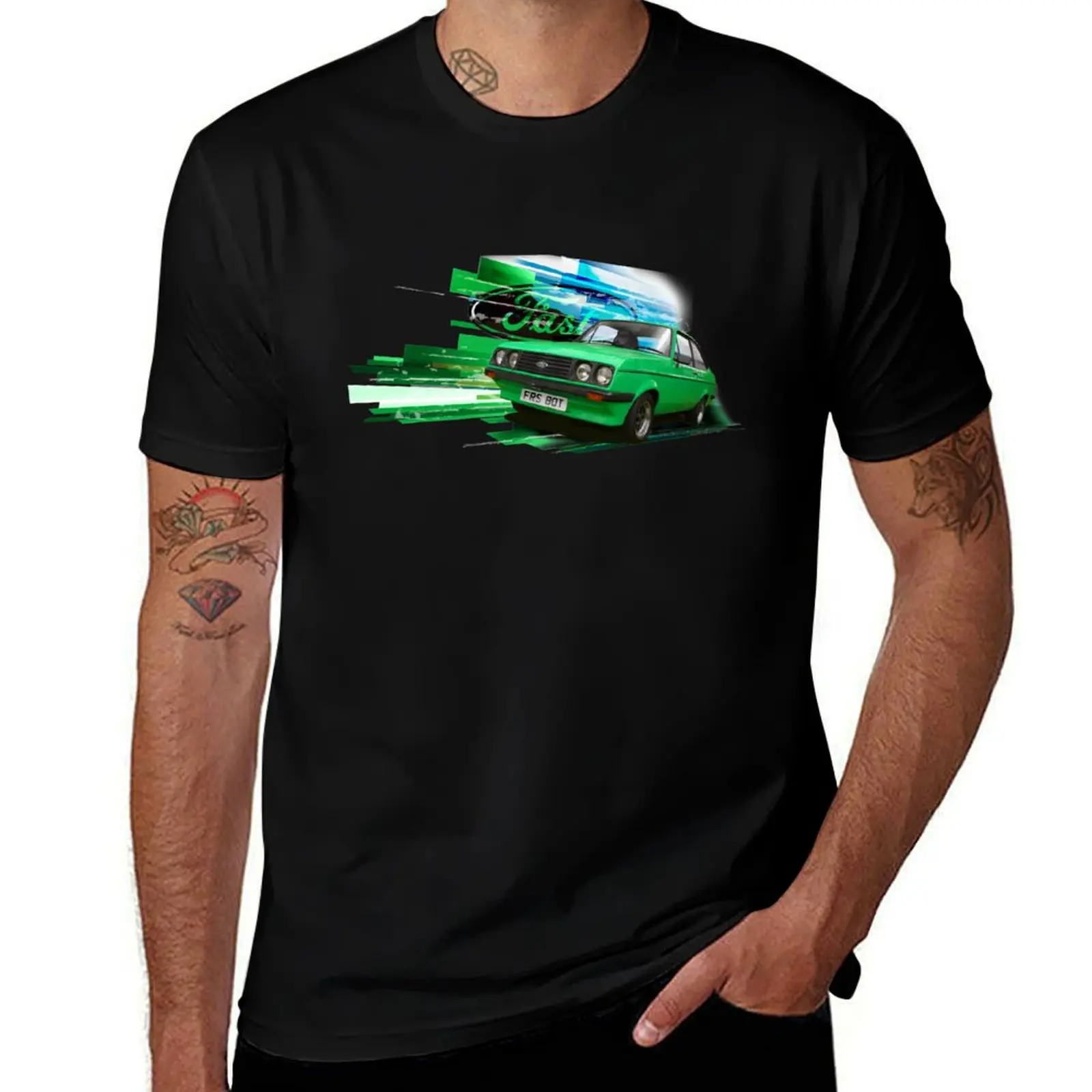 Fast Escort RS2000 T-Shirt Basic Simple Design Short Sleeve Shirt T-Shirt