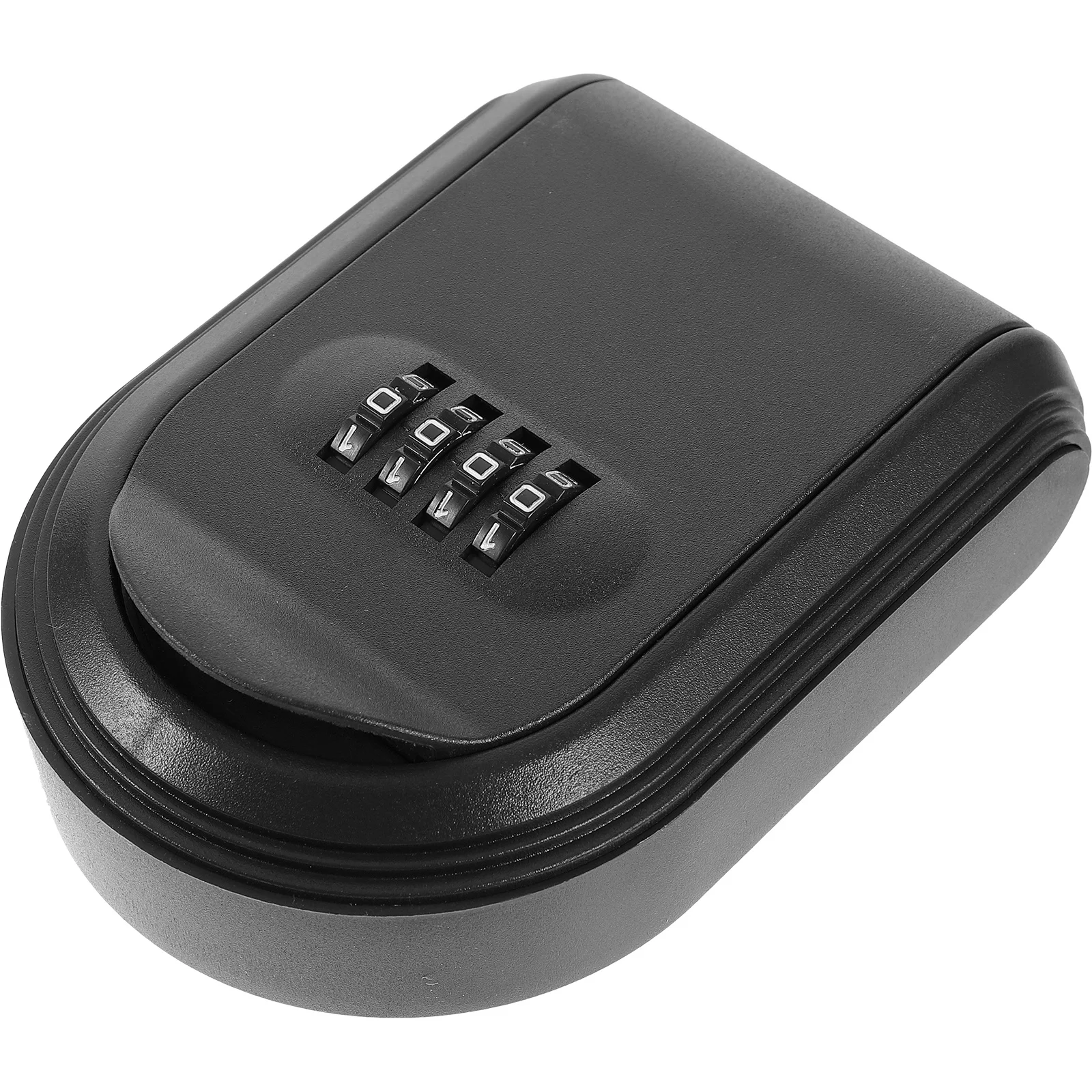 SHOWERORO Wall Mounted Key Safe Box Red Plastic Security Lock for Fob Holder Chain Shackle Hidden Latch Storage Outdoor