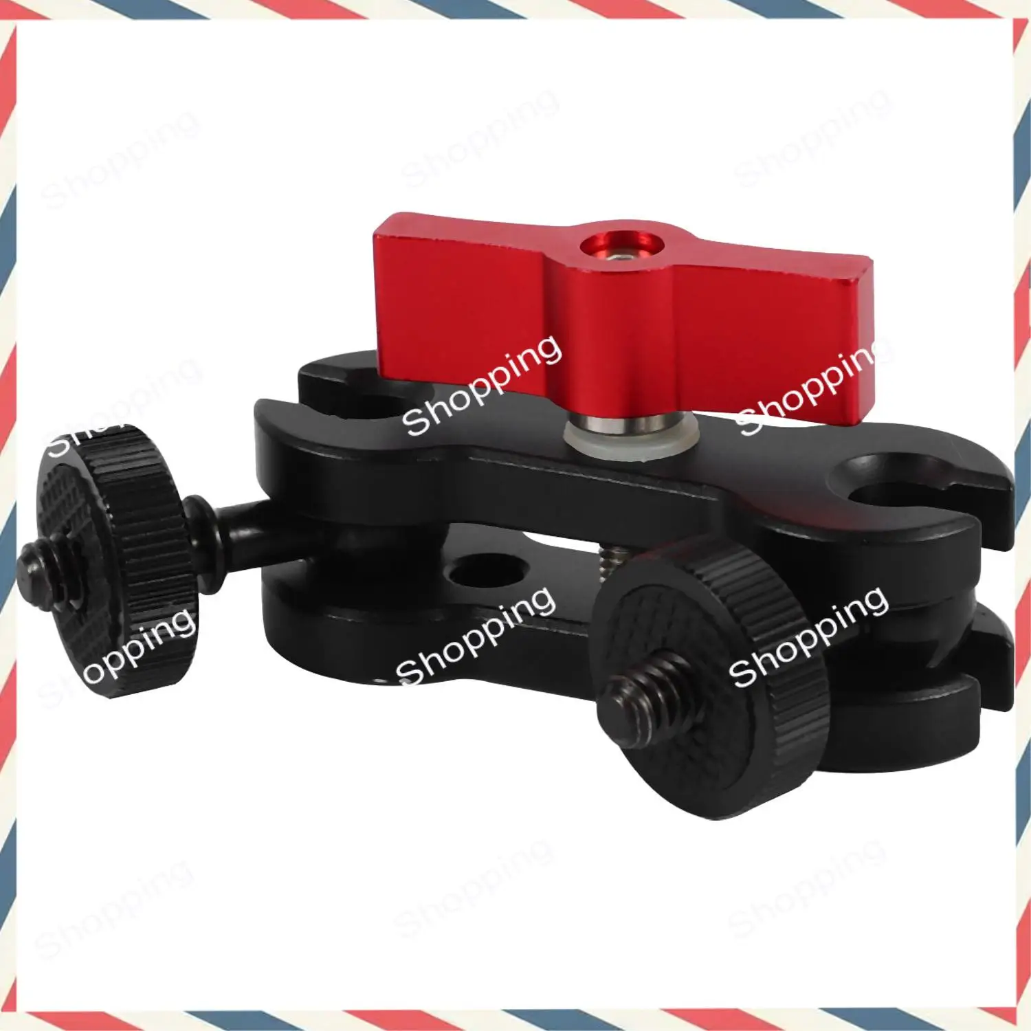 

M20K Aluminum Alloy Multi-Function Dual Ball Head Hot Shoe 1/4 Inch Tripod Magic Arm Mount Adapter DSLR Camera Accessory For Mon