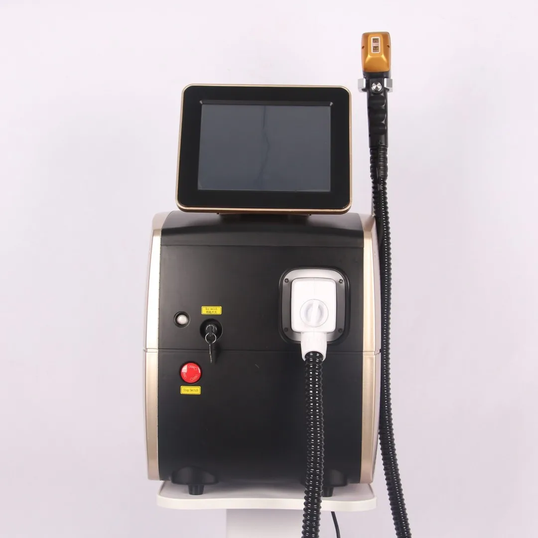 2024 Portable Professional 808 Diode Ice Titanium Laser 3 Wavelength Full Body Hair Removal Machine Alexandrite Device Permanent