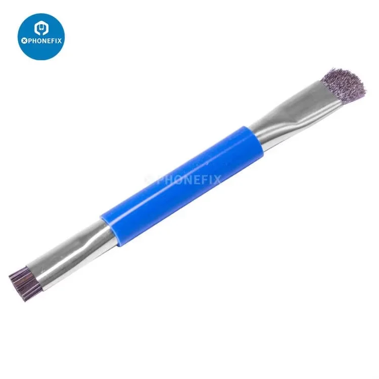 Doppel Kopf Anti Statische Pinsel ESD Isolierung Harte Reinigung Pinsel Werkzeug Für Handy Computer Motherboard PCB BGA CHIP Reparatur