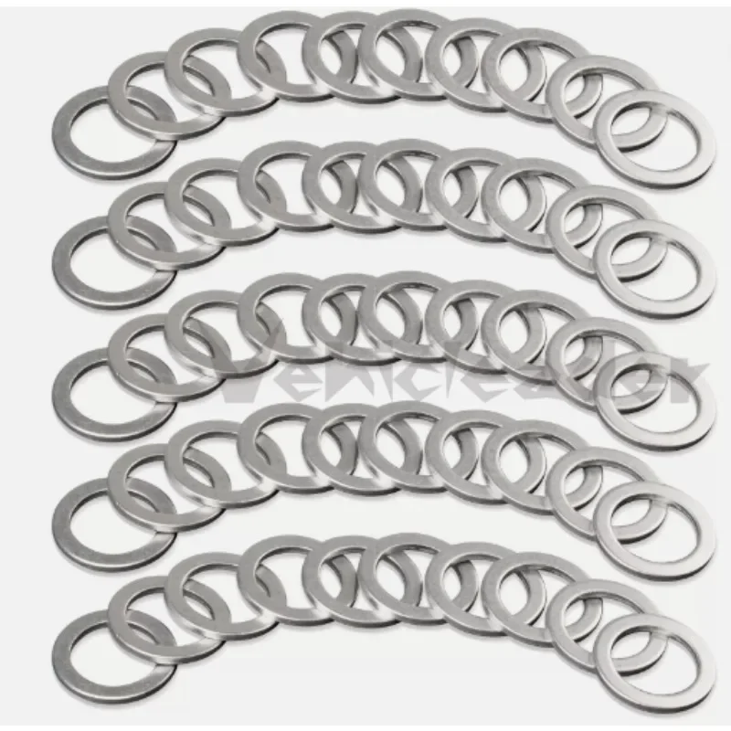 100 PCs Transmission Oil Drain Plug Compression Washer Sealing Ring Screw Suitable for MAZDA 995641400 9956-41-400 M14x20x1.5 - view 2
