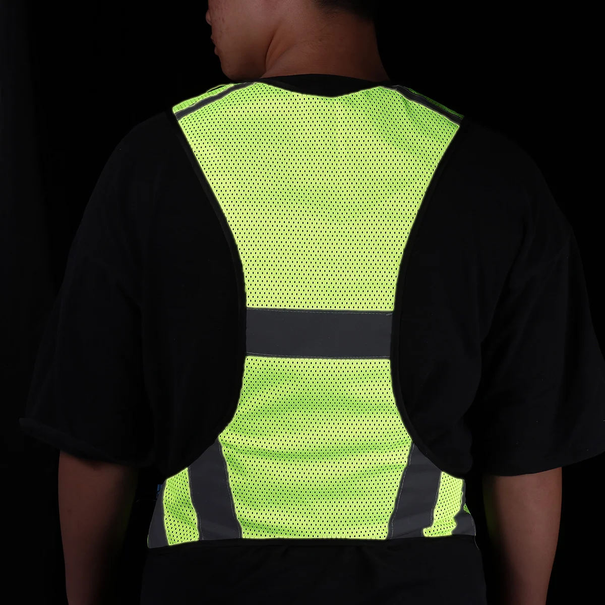 Cycling Reflective Vest High Visibility Safety Outdoor for Running Jacket Night