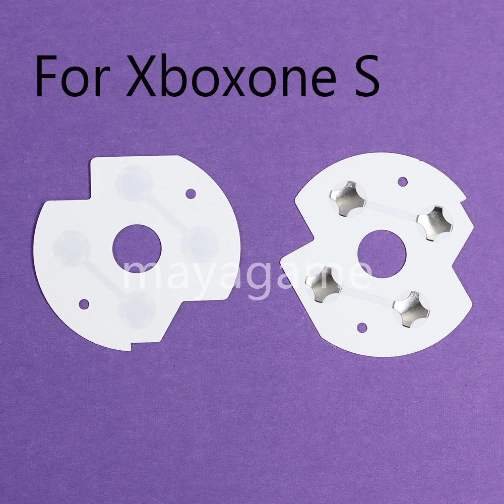 50 قطعة لوحدة تحكم Xbox One S عبر مفتاح D-وسادة معدنية لوحة دارات مطبوعة أزرار ملصق غشاء موصل
