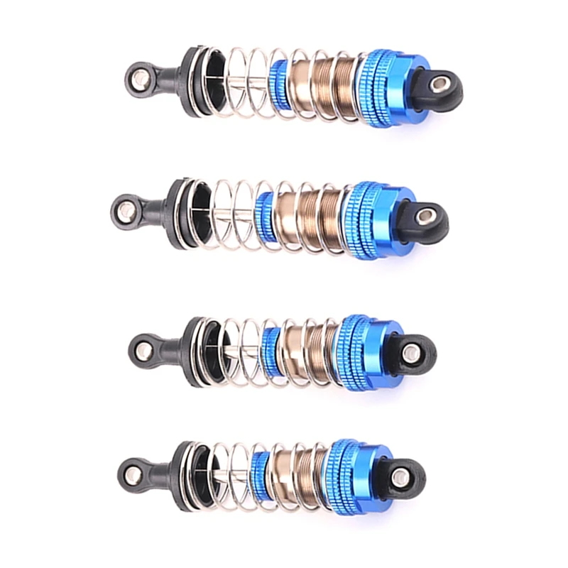 X18A-1 Set RC Auto Metalen Schokdemper Voor SCY 1/16 MJX H16H 14301,14210 1/16 1/12 1/14 Upgrade Onderdelen Accessoires 75mm 81mm