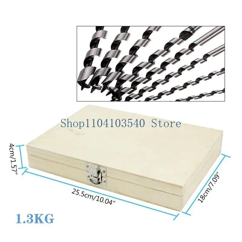 02DC سهلة التخزين خشبية محاصر عالية الكربون الصلب النجارة دعم الحفر 230 طول 6 ~ 20 مللي متر مثقاب النجارة