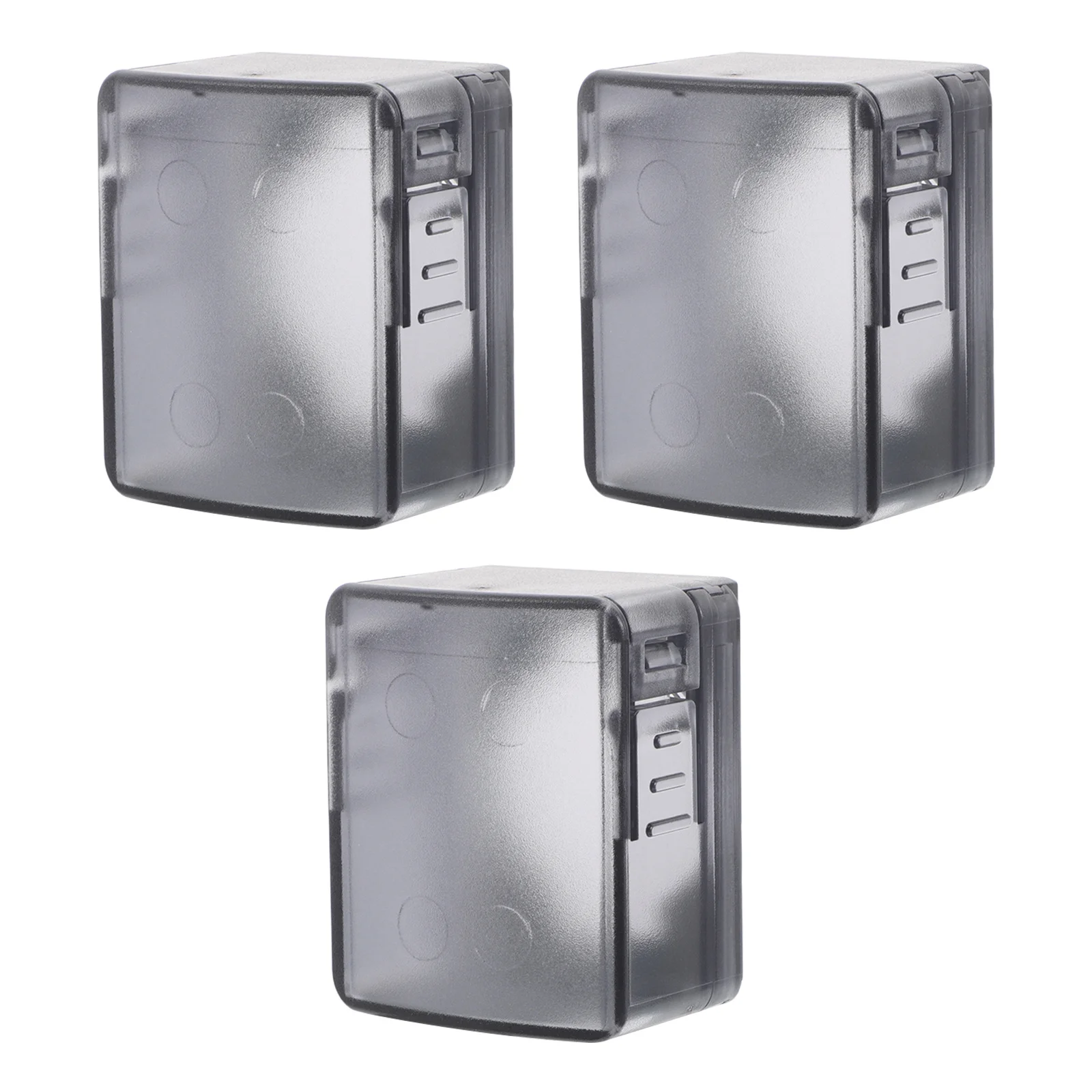 3 قطع من غطاء قفل أمان الطفل، أقفال مقبض الباب البلاستيكية السوداء للحمام وغرفة النوم، حماية ضد القفل - سلامة الباب الداخلي #1