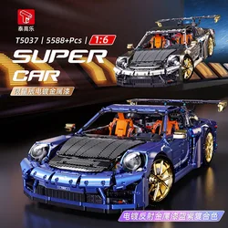 TGL T5037 Technical Super Car Model Brick City Racing Series Child Assembly Toys Building Blocks Gift For Boys 5588PCS