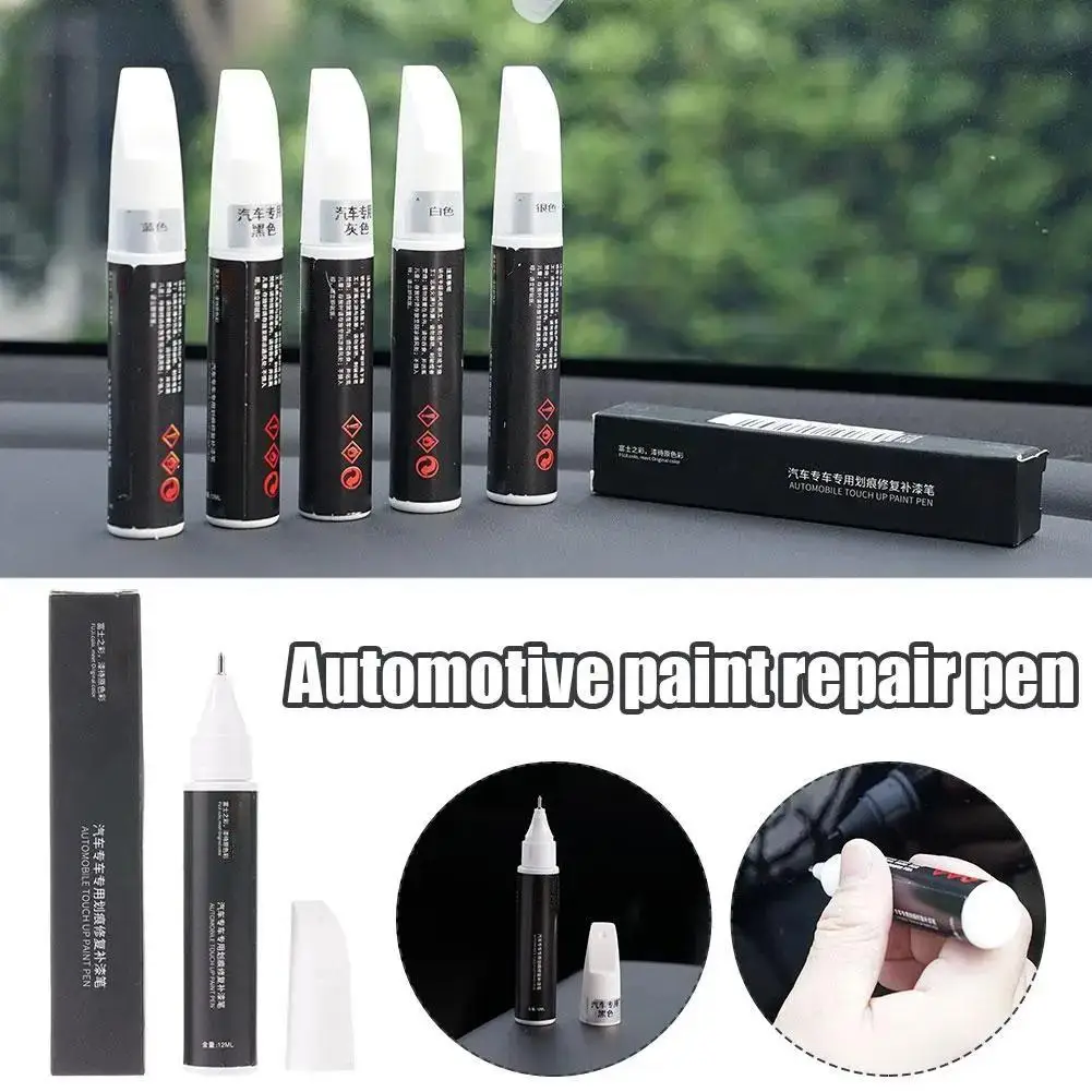 

For Tesla Paint Touch Up Pen Wheel Scratch Remover Repair Y X S Automotive Paint Fixer Pen White Black Silver Red Blue