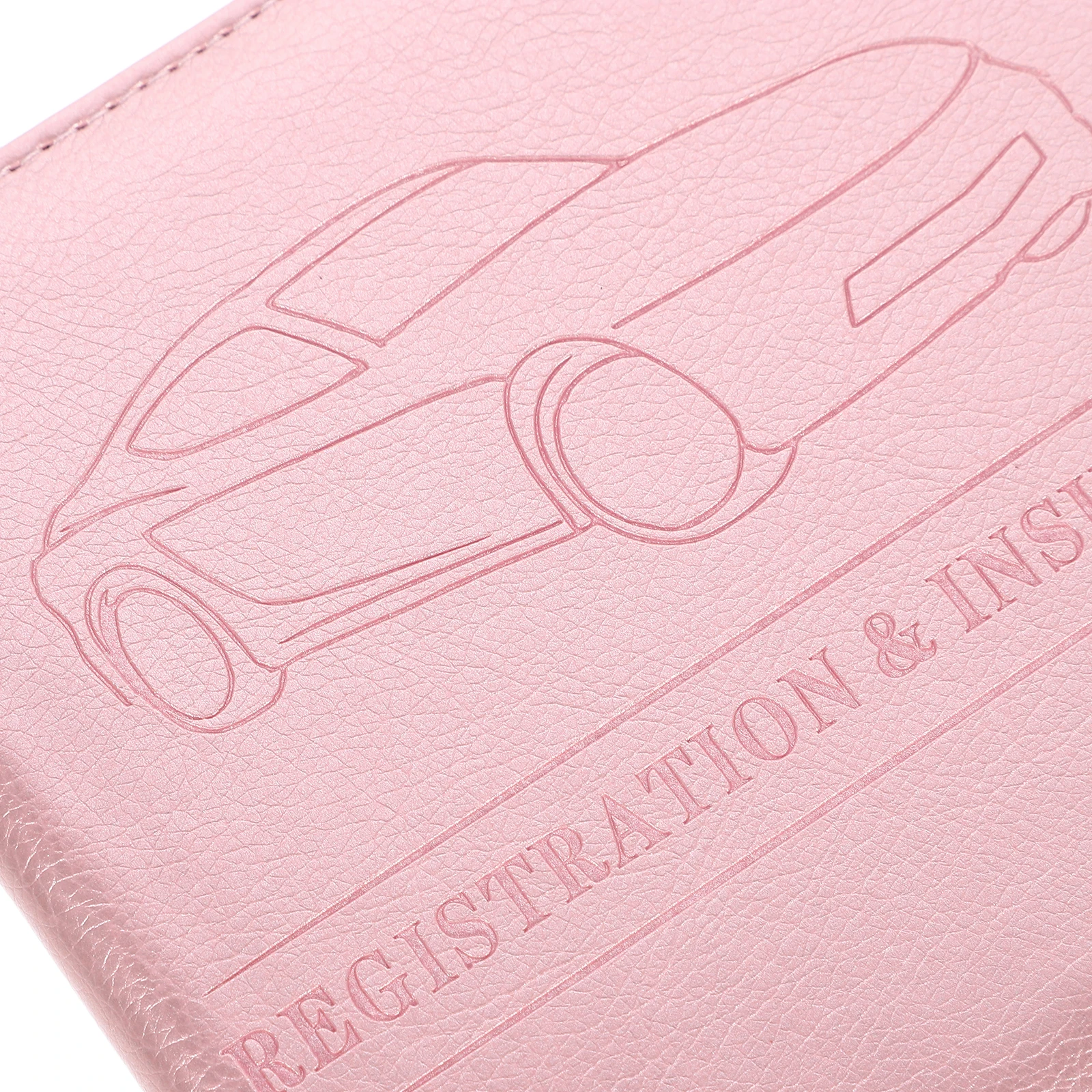 

Insurance Data Protection Sleeve Car Document Organizer PU Card Holder Black Lightweight Storage Travel Daily Use Car