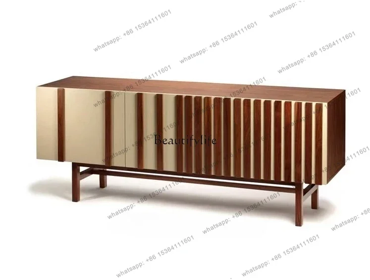 Customization Nordic light luxury TV cabinet personalized creative fashion paint wood color bedroom TV cabinet