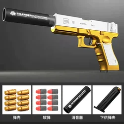 Shell Throw M1911 Air Toys Gun Ejection Handgun Soft Darts Bullets Airsoft Pistol For Boys Outdoor Sports Shooting Gift