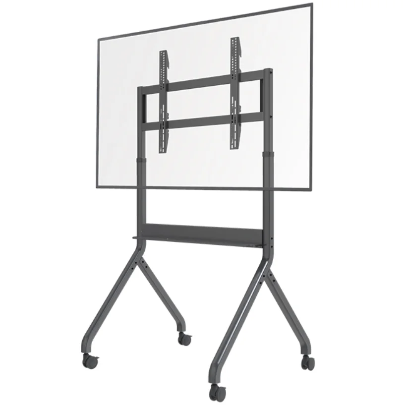 ZJW STLF Advanced Professional Mobile Cart for Extra Large Screen Smart Board and Video Conference Room Solution P220