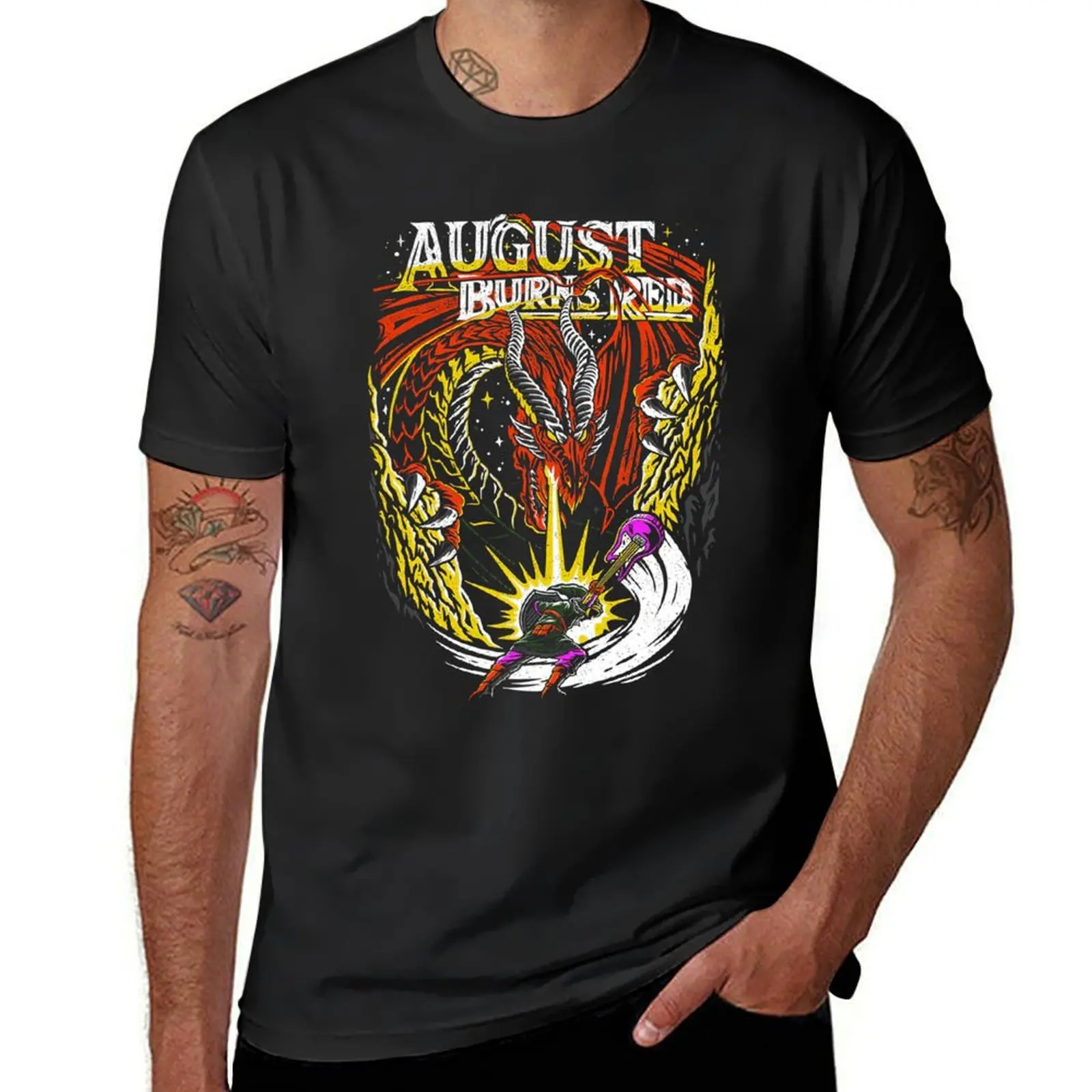 August Burns Red T-Shirt summer top Short sleeve tee fitted t shirts for men