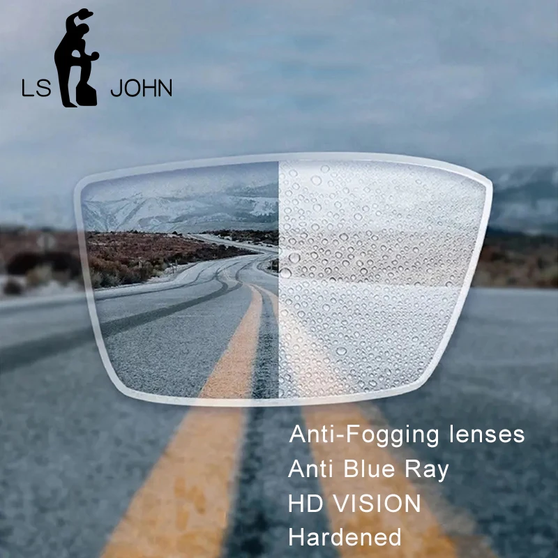 

Anti-Fogging Prescription Lenses Anti Blue Light Aspheric 1.56 1.61 1.67 index Lens High Quality Waterproof Resin Myopia Lenses