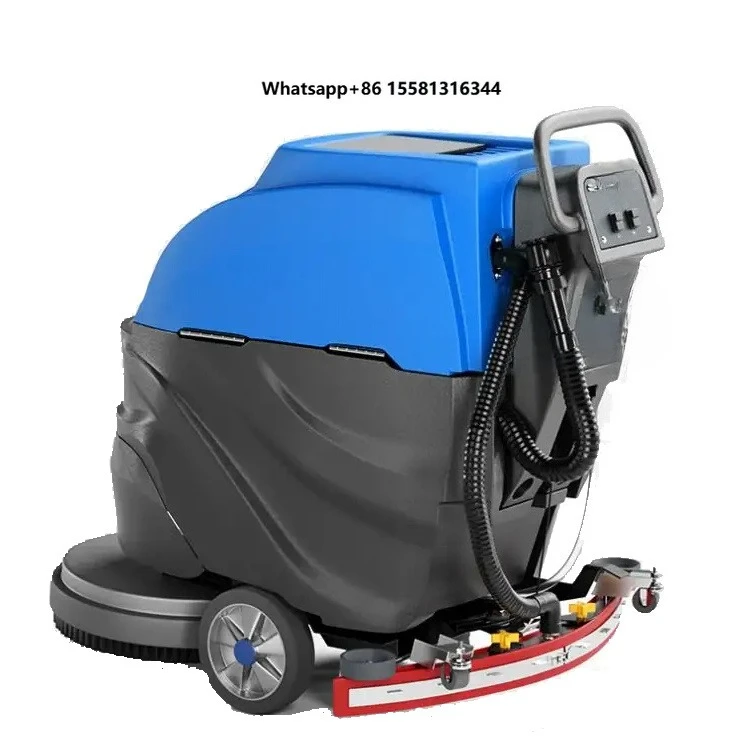 CleanHorse G1 Battery Powered Plastic Wheelie Commercial Floor Scrubber Cleaning Machine