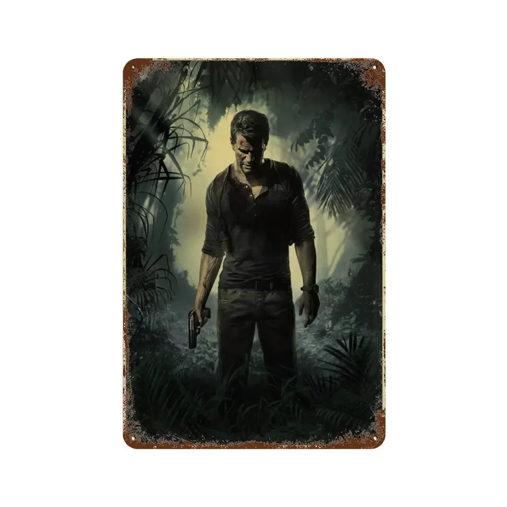 NONE Vintage Game Series Poster Metall Aluminium Zeichen Plakette Spiel Fans Sammlung Retro dekorative Platten Home Gaming Room Wand dekoration 3