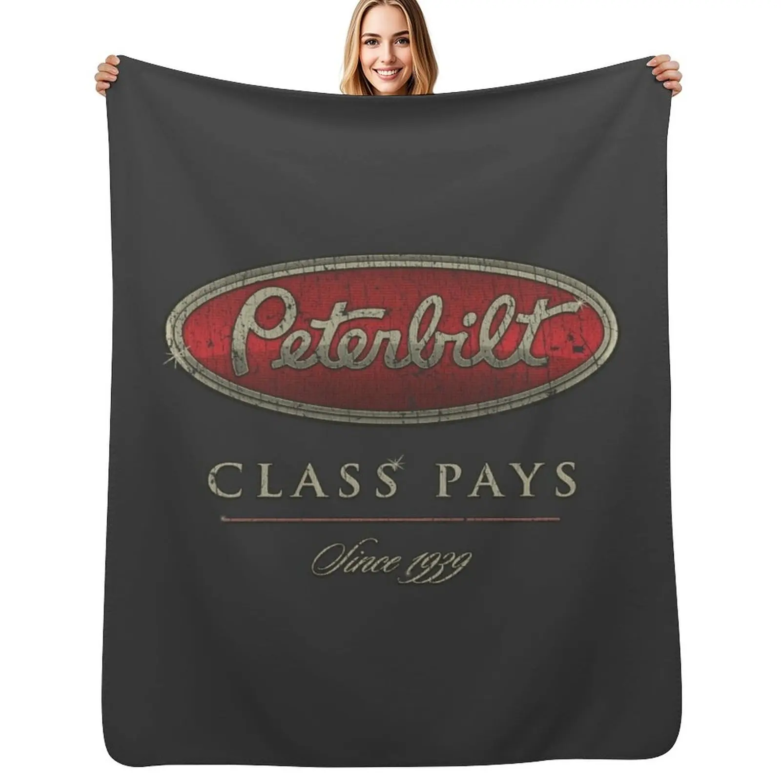 

Peterbilt Class Pays 1939 Throw Blanket Multi-Purpose cosplay anime Luxury Brand Blankets