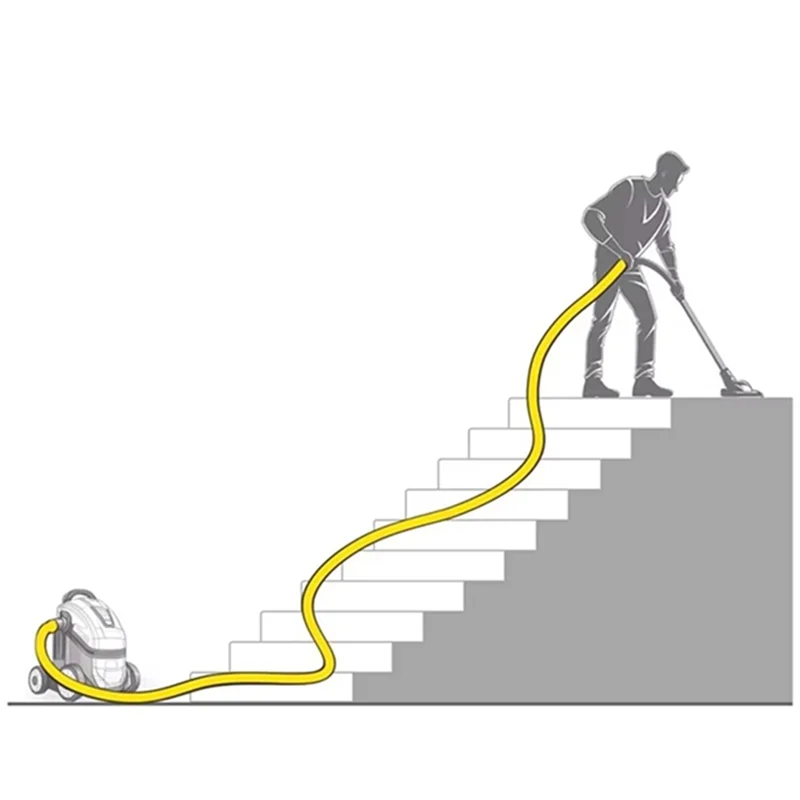 A83X-2.5M 拡張ホースケルヒャー WD2 WD3 WD4 WD5 WD6 真空ツール柔軟な吸引ホース交換アクセサリー