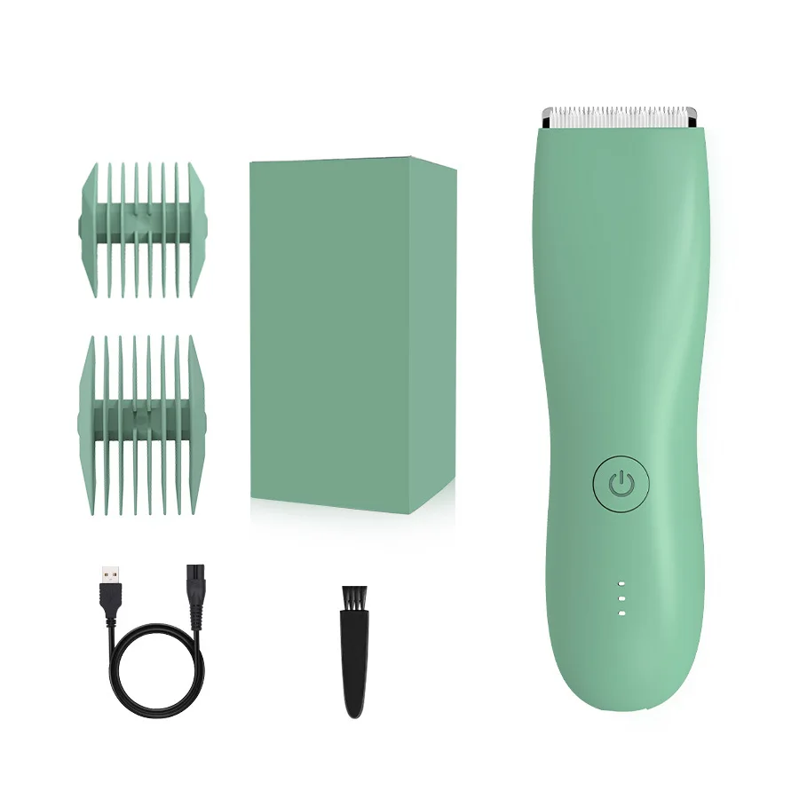 

Body Hair Trimmer Shaver for Men Ball Trimmer for Groin Pubic Replaceable Ceramic Blade Groomer Electric Razor Waterproof Clippe