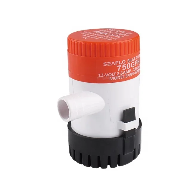 12v 24v 350GPH-2000GPH Non Automatic Small Marine  Dc Water Bilge Pump Submersible for Boat 2025