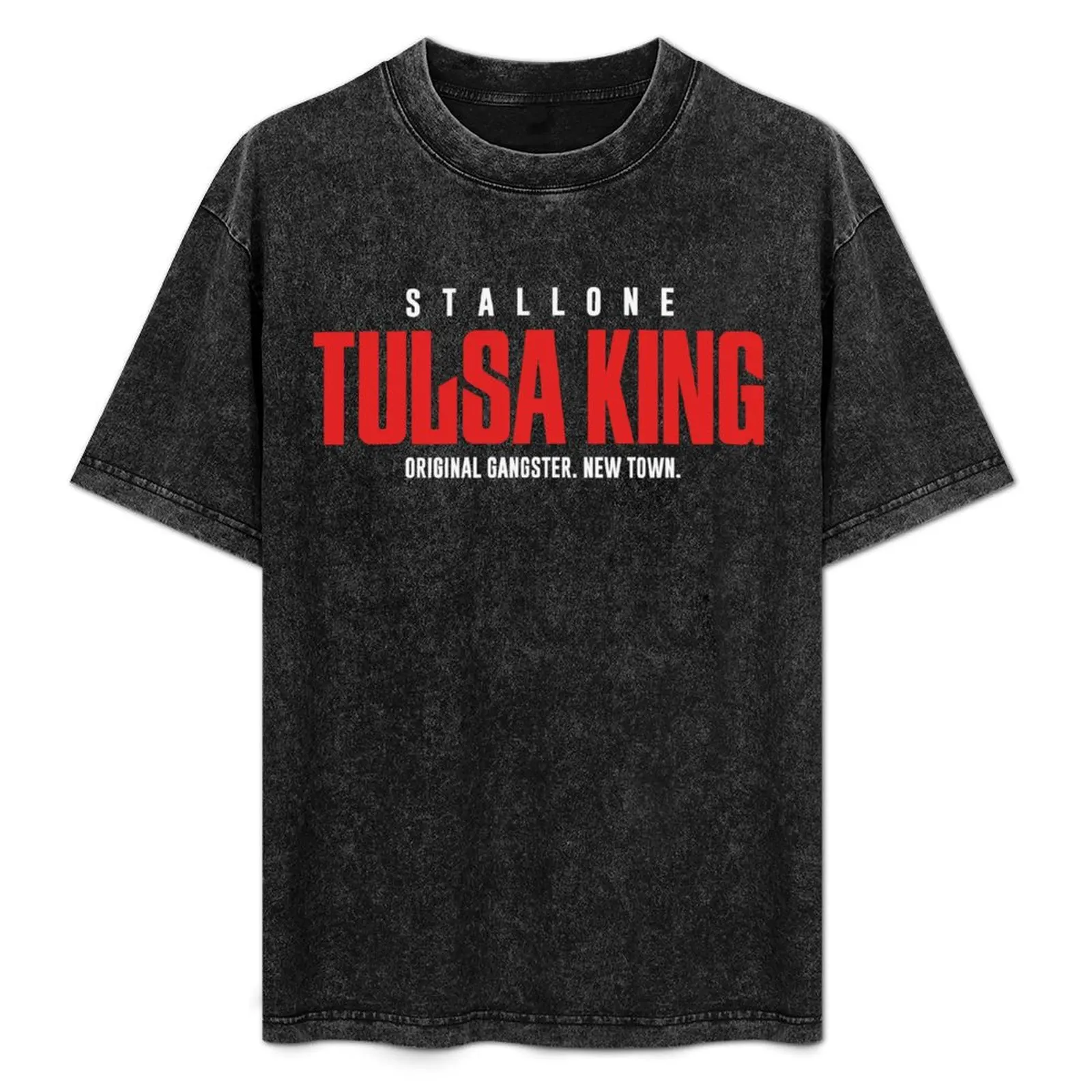 

Tulsa King Stallone T-Shirt Man t-shirt summer clothes heavy weight t shirts for men
