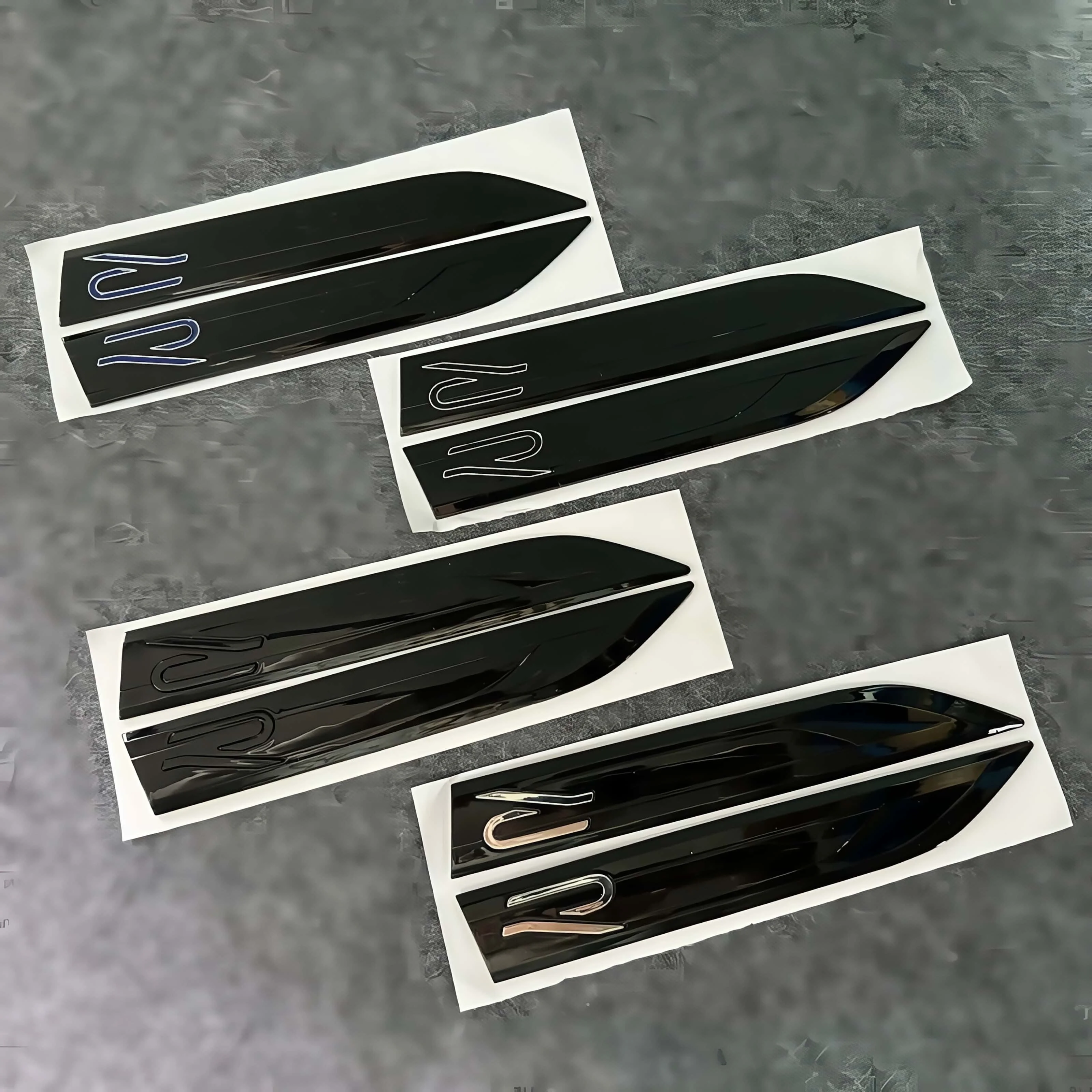 2Pcs Golf R car stickers for car exterior beauty car modification MK2-8