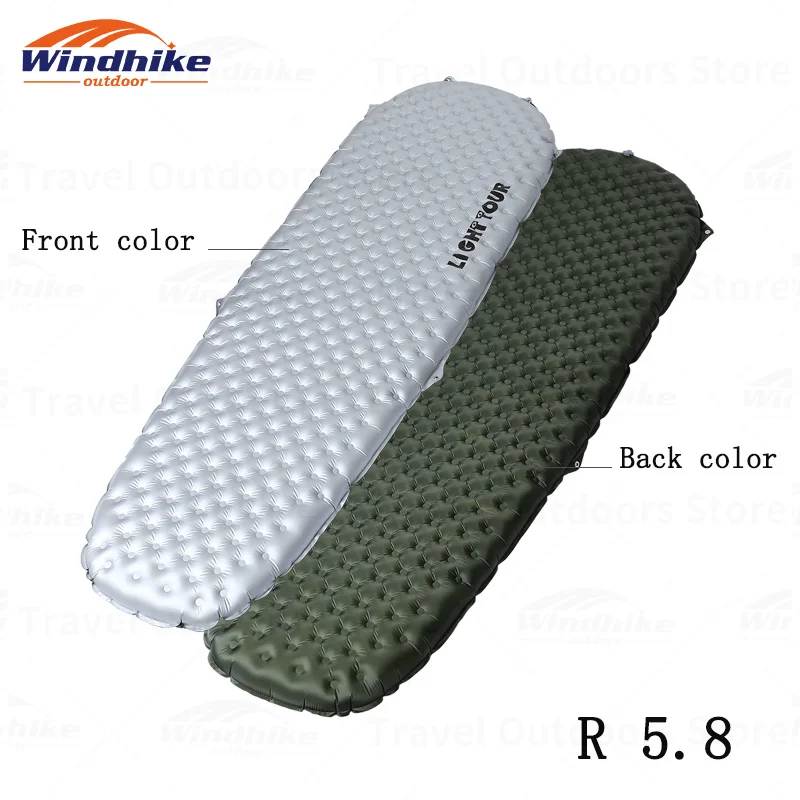 Windhike R5.8 Ultralight Air Mat Inflatable Mattress Outdoor Camping Sleeping Pad Camping For Travel Hiking Mat Damp Proof Mat