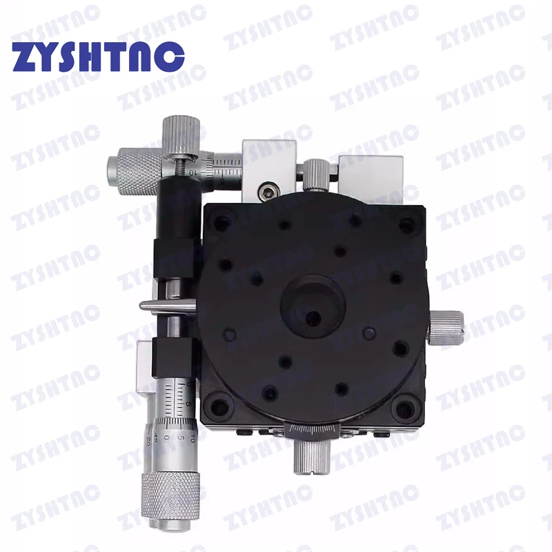 Imagem -05 - Xyr Eixo Micrômetro Manual Plataforma de Corte Mesa de Tradução Trilho Cruzado Alta Precisão 40 mm 60 mm 90 mm 125 mm Ls60-lm