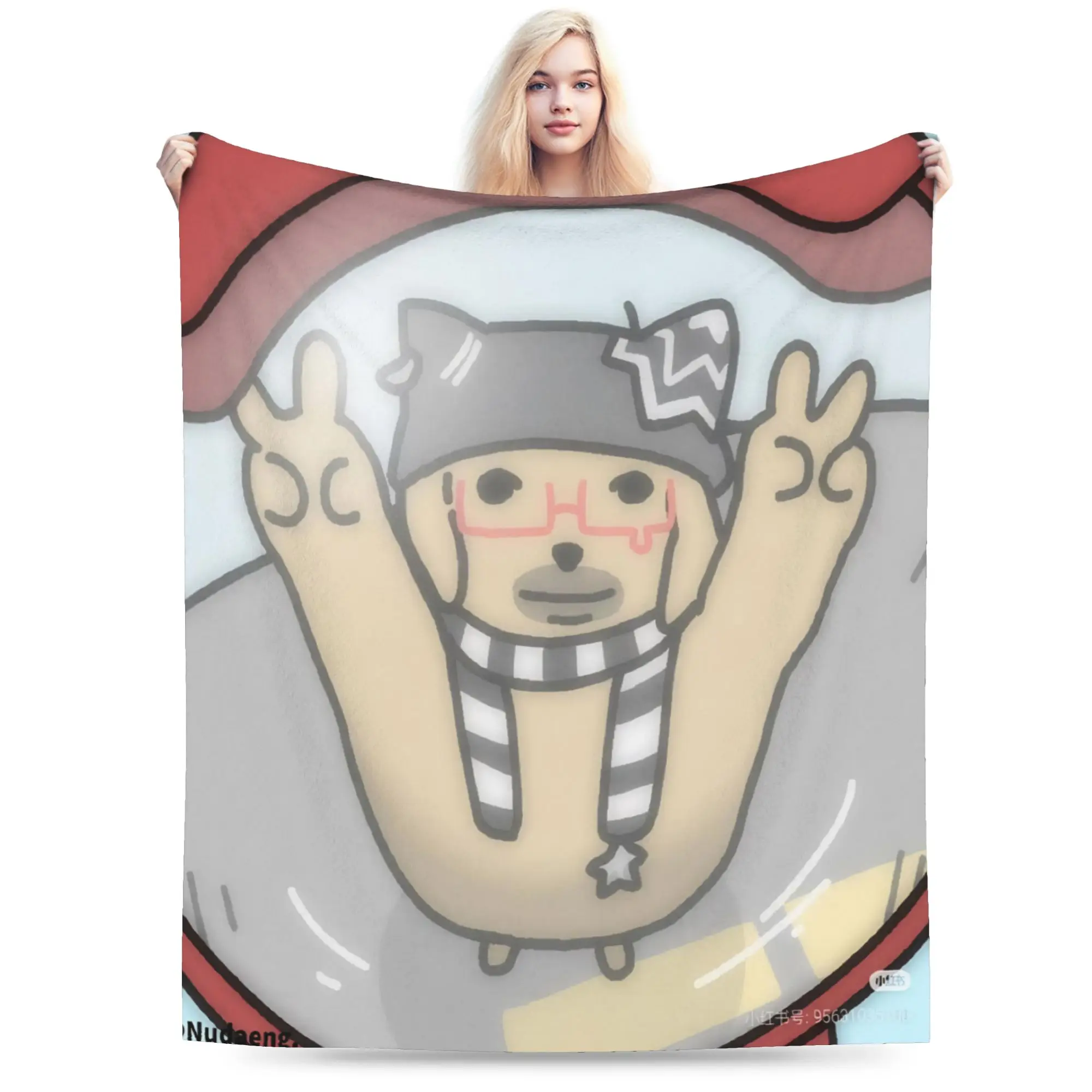 nudaeng dog  Blanket Super Soft Warm  Throw Blankets for Bed 50x60 Inch Multi-size Rug Piece