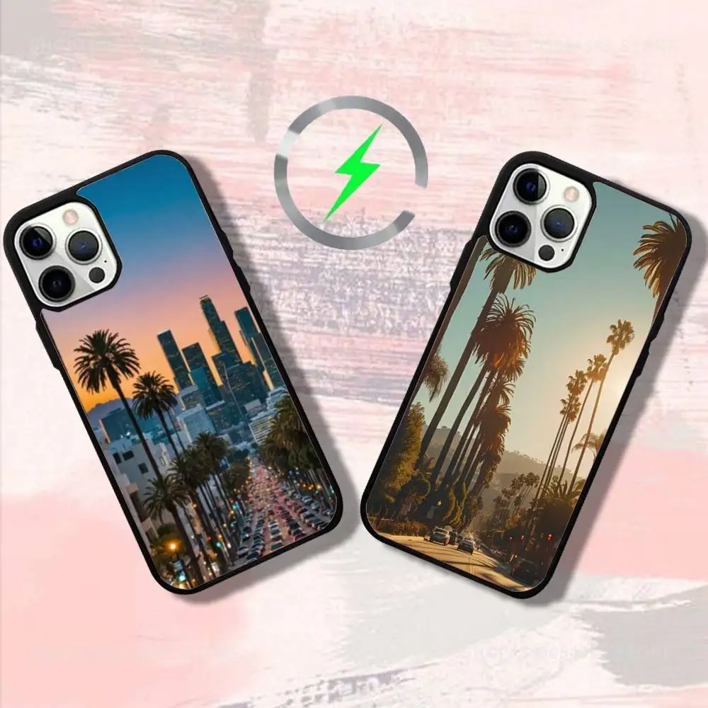 

Landscap Californias Phone Case For iPhone 17,16,15,14,13,12,11,Pro,Max,Plus,Mini,SE4,E Magnetic Magsafe Wireless Charging