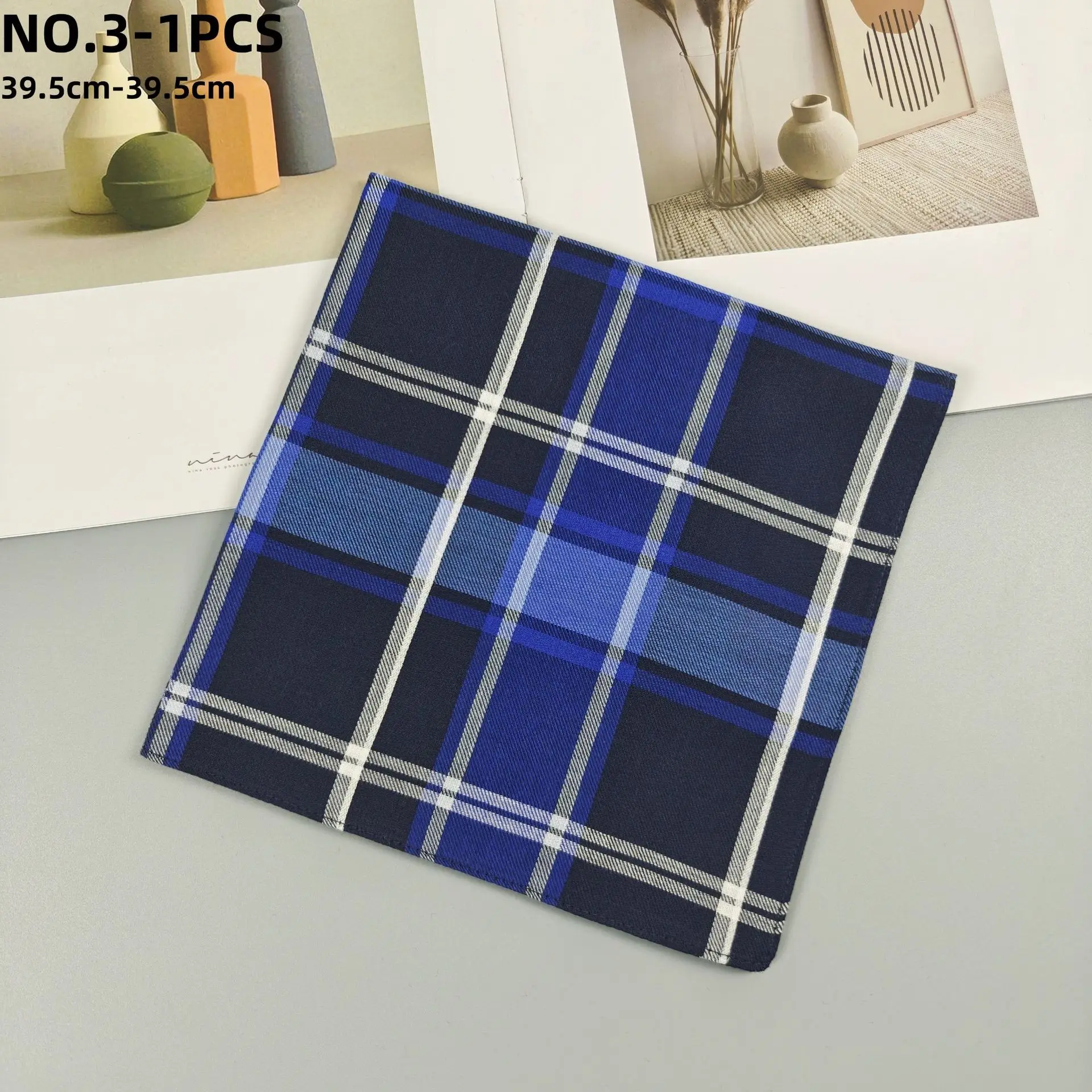 6Pcs Multi-color Combed Cotton Hand Towels Soft Absorbent Durable Quick Dry Outdoor Sweat Wiping Handkerchief for Summer