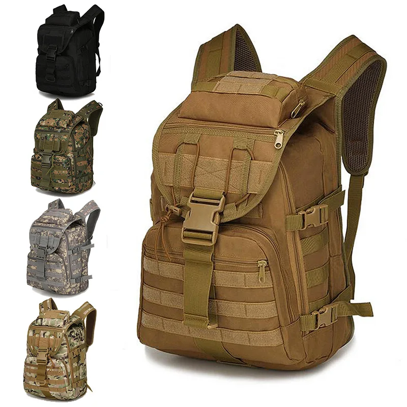 

Outdoor Shoulder Bag Waterproof Mountaineering Hiking Men's Wearable Shoulder Bag Camouflage Backpack