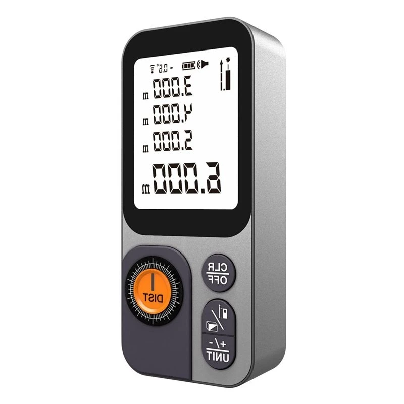 A69EInfrared Height Measurement Rechargeable Laser Distance Meter 120M Smart Portable App-Controlled Room Measurement