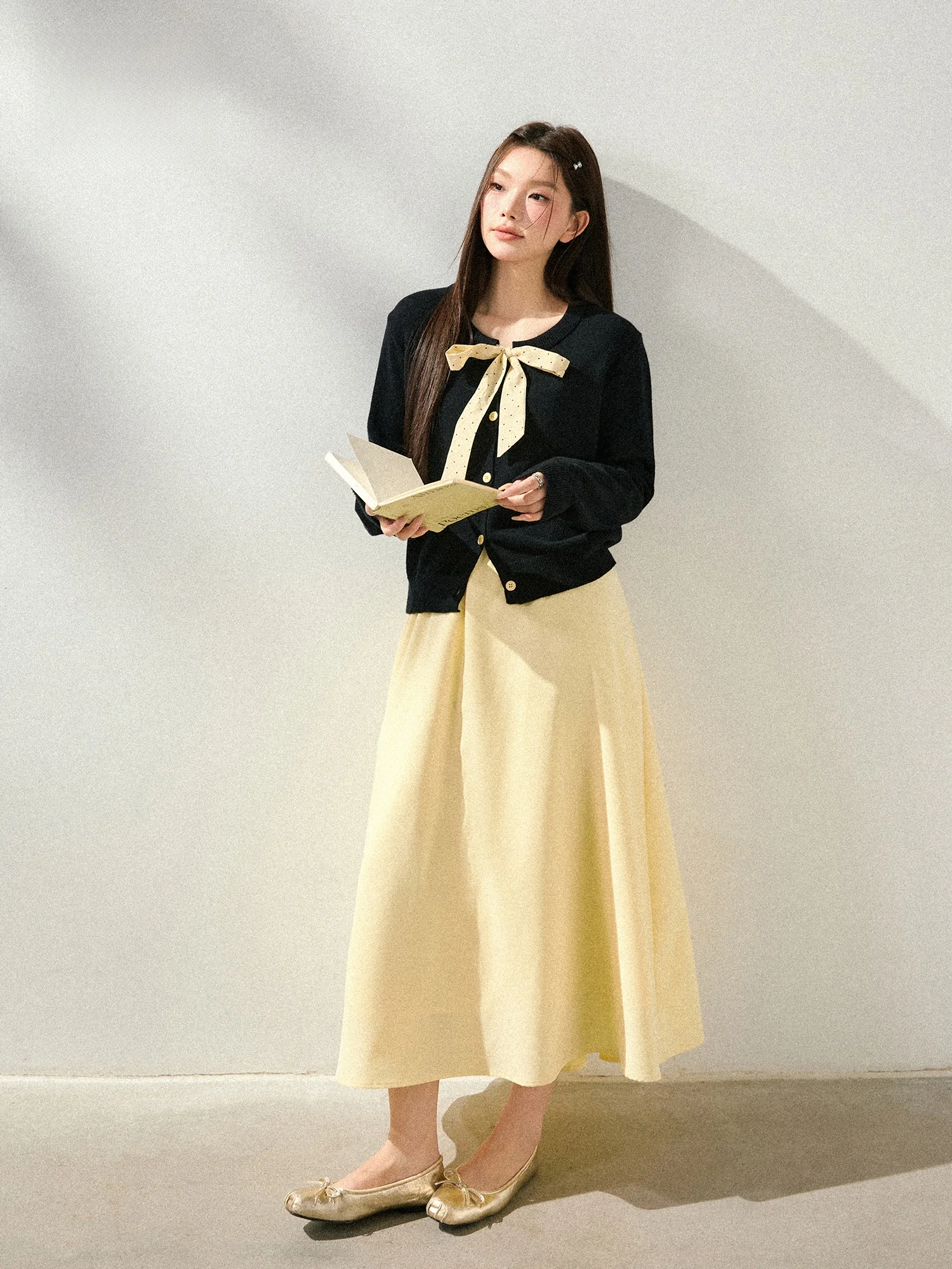 

plus Size Knitted Sweater Coat with Belt Design And f Skirt Set for Plump Women Spring Faion Casual High Waist A-Line Skirt