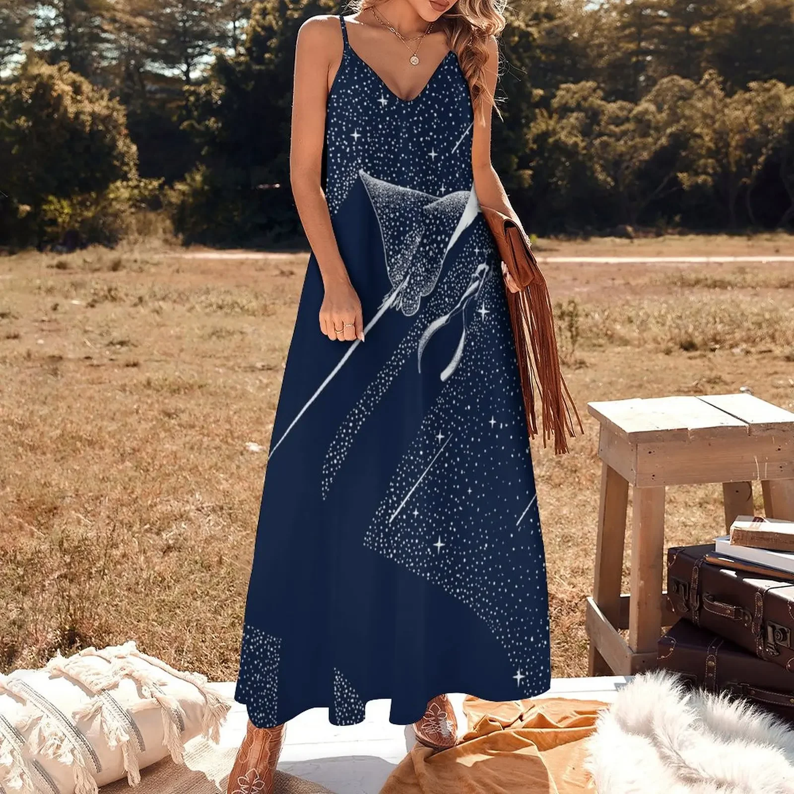 Star Collector and Diver Sleeveless Dress evening dress women summer clothes for women