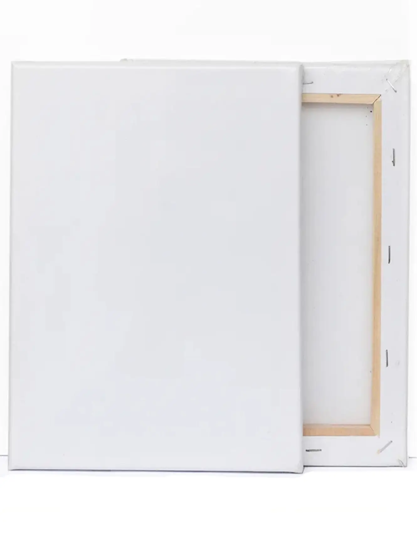 8x10" Inch 100% Cotton Artist Canvas Boards Primed White Stretched Canvas For Painting, Acrylic Pouring, Oil Paint